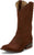 Tony Lama Mens Amado 12in Western Cognac Suede Cowboy Boots