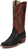 Tony Lama Mens Rylen 13in Black/Red Full Quill Ostrich Cowboy Boots