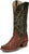 Tony Lama Mens Rylen 13in Brandy/Green Full Quill Ostrich Cowboy Boots