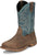 Tony Lama Mens Roustabout 11in WP ST Tan Gaucho Leather Work Boots