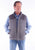 Scully Mens Durable Western Charcoal 100% Cotton Cotton Vest