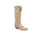 Old West Womens 14in Western Tan Leather Cowboy Boots 6.5 B
