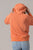 Kimes Ranch Womens Tess Western Orange Cotton Blend Hoodie