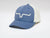 Kimes Ranch Unisex Upgrade Weekly 110 Indigo Teal Bamboo/Poly Baseball Cap Hat