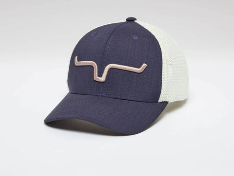 Kimes Ranch Unisex Upgrade Weekly 110 Navy Bamboo/Poly Baseball Cap Hat