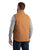 Berne Apparel Mens Heartland Sherpa-Lined Duck Brown Duck 100% Cotton Vest