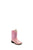 Old West Toddler Girls Square Toe Pink Faux Leather Cowboy Boots 4.5 D