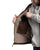 Berne Apparel Mens Heartland Sherpa-Lined V-Neck Bark 100% Cotton Cotton Vest