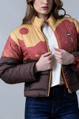 Kimes Ranch Womens Valencia Puffy Gold 100% Polyester Insulated Jacket