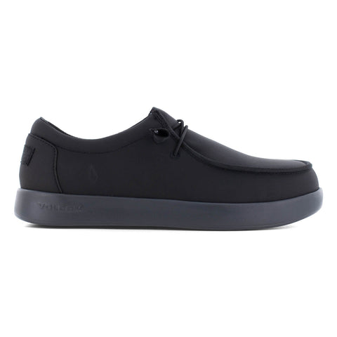 Volcom Womens Slip-On SD Casual Black Microfiber Work Shoes