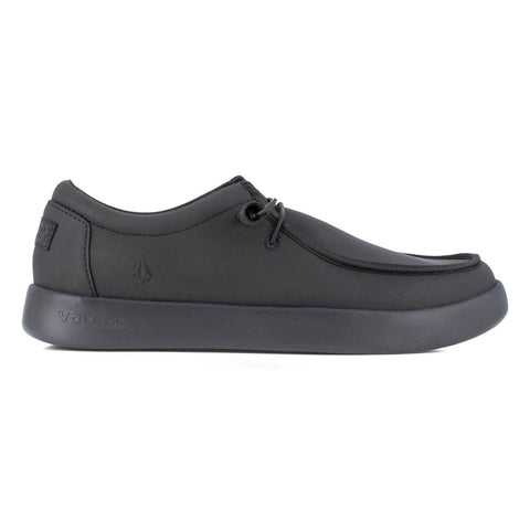 Volcom Womens Chill Slip-On Casual Soft Toe Black Microfiber Work Shoes