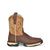 Corral Womens W5005 Chocolate/Tan Leather 8.5in Farm and Ranch Cowboy Boots