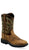 Old West Children Unisex Square Toe Burnt Tan/Rugby Mustard Leather Cowboy Boots 12.5 D