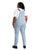 Berne Womens Vintage Washed Flex Hickory Stripe Cotton Blend Bib Overall