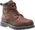 Wolverine Mens Dark Brown Leather Floorhand WP ST 6in Work Boots
