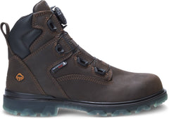 Wolverine Mens Coffee Leather I-90 EPX Boa Carbonmax WP CT Work
