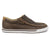 Twisted X Womens Kicks Woven Taupe Grey/Black Leather Slip-On Shoes