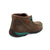 Twisted X Womens Driving Moc Laced Brown/Turquoise Leather Chukka Boots