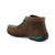 Twisted X Womens Driving Moc Laced Brown/Turquoise Leather Chukka Boots