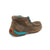 Twisted X Womens Driving Moc Bomber/Turquoise Leather Chukka Boots