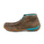 Twisted X Womens Driving Moc Bomber/Turquoise Leather Chukka Boots