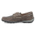 Twisted X Womens Driving Moc Grey/Grenadine Leather Tooled Boat Shoes
