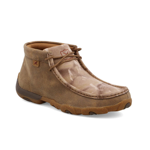 Twisted X Womens Driving Moc Bomber/Bronze Leather Chukka Boots