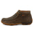 Twisted X Womens Driving Moc Woven Bomber/Clover Leather Chukka Boots