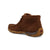 Twisted X Womens Driving Moc Laser-Etched Mocha Suede Chukka Boots