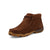 Twisted X Womens Driving Moc Laser-Etched Mocha Suede Chukka Boots