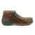 Twisted X Womens Chukka Driving Moc AT Bomber/Turquoise Leather Work Boots