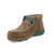 Twisted X Womens Chukka Driving Moc AT Bomber/Turquoise Leather Work Boots