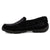 Twisted X Womens Driving Moc Aztec Black/Grey Leather Slip-On Shoes