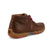 Twisted X Womens Chukka Driving Moc Quilted Dark Tan/Pink Leather Work Boots