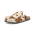 Twisted X Womens Easy-Wearing Brown/White Cowhide Mules Shoes