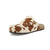 Twisted X Womens Easy-Wearing Brown/White Cowhide Mules Shoes