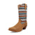 Twisted X Womens 11in Hooey Inca Gold/Orange Serape Leather 11in Cowboy Boots