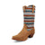 Twisted X Womens 11in Hooey Inca Gold/Orange Serape Leather 11in Cowboy Boots