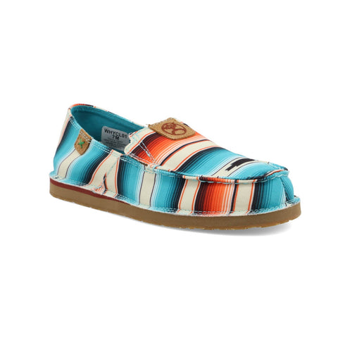 Twisted X Womens Hooey Sunset Serape Textile Slip-On Shoes