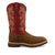 Twisted X Womens 11in Western ST Distressed Latigo/Red Leather Work Boots