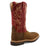 Twisted X Womens 11in Western ST Distressed Latigo/Red Leather Work Boots