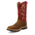 Twisted X Womens 11in Western ST Distressed Latigo/Red Leather Work Boots
