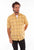 Scully Mens Worn Outs Plaid Yellow 100% Cotton S/S Shirt