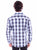 Scully Mens Worn Outs Plaid Blue/Brown 100% Cotton L/S Shirt