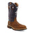 Twisted X Womens 11in Western WP AT Brown/Navy Leather Work Boots