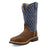 Twisted X Womens 11in Western CT Brown/Blue Leather Work Boots