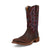 Twisted X Womens 11in Tech X Chocolate Truffle/Dark Brown Leather Cowboy Boots