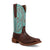 Twisted X Womens 11in Tech X Hickory/Seafoam Leather Cowboy Boots