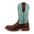 Twisted X Womens 11in Tech X Hickory/Seafoam Leather Cowboy Boots