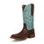 Twisted X Womens 11in Tech X Hickory/Seafoam Leather Cowboy Boots